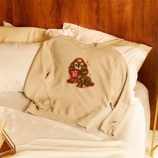 Like A Bitch Crewneck Sabrina Carpenter Official Store