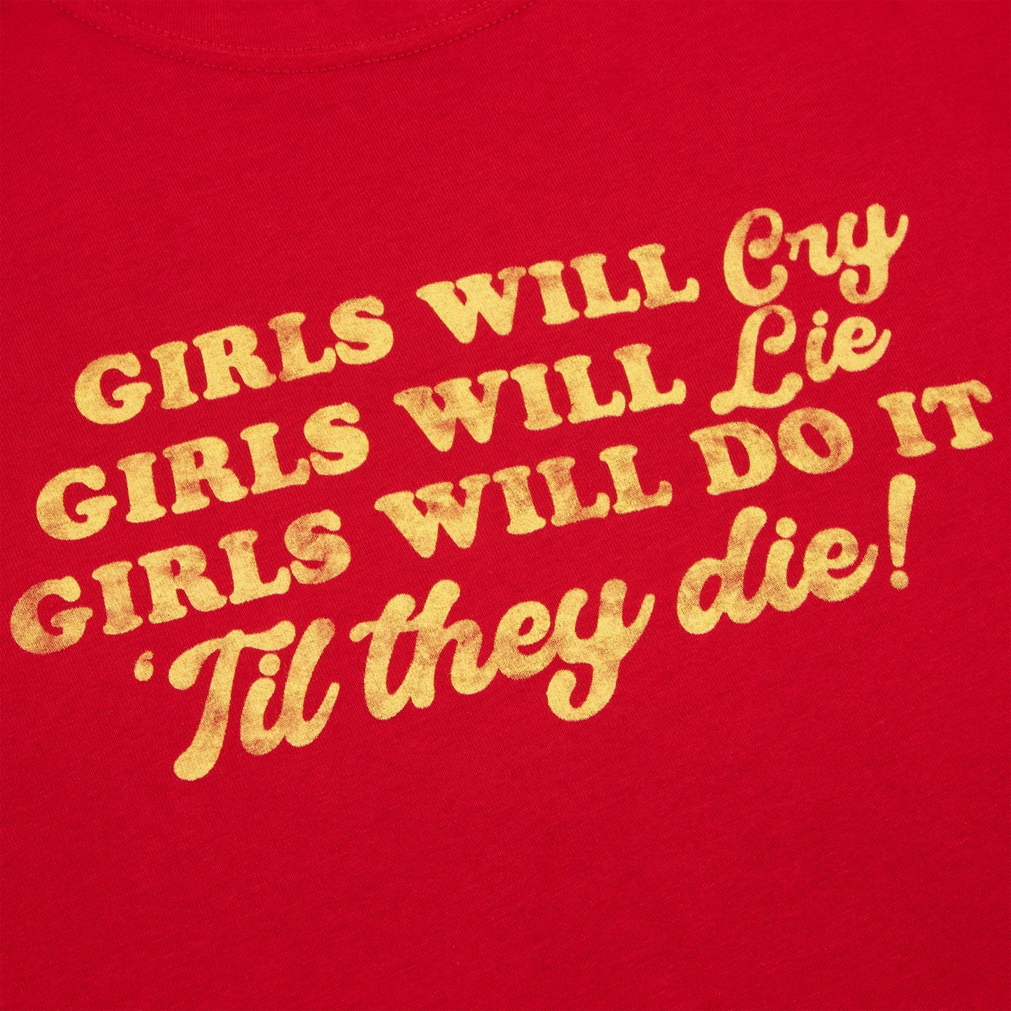 Girls Will Cry Baby Tee