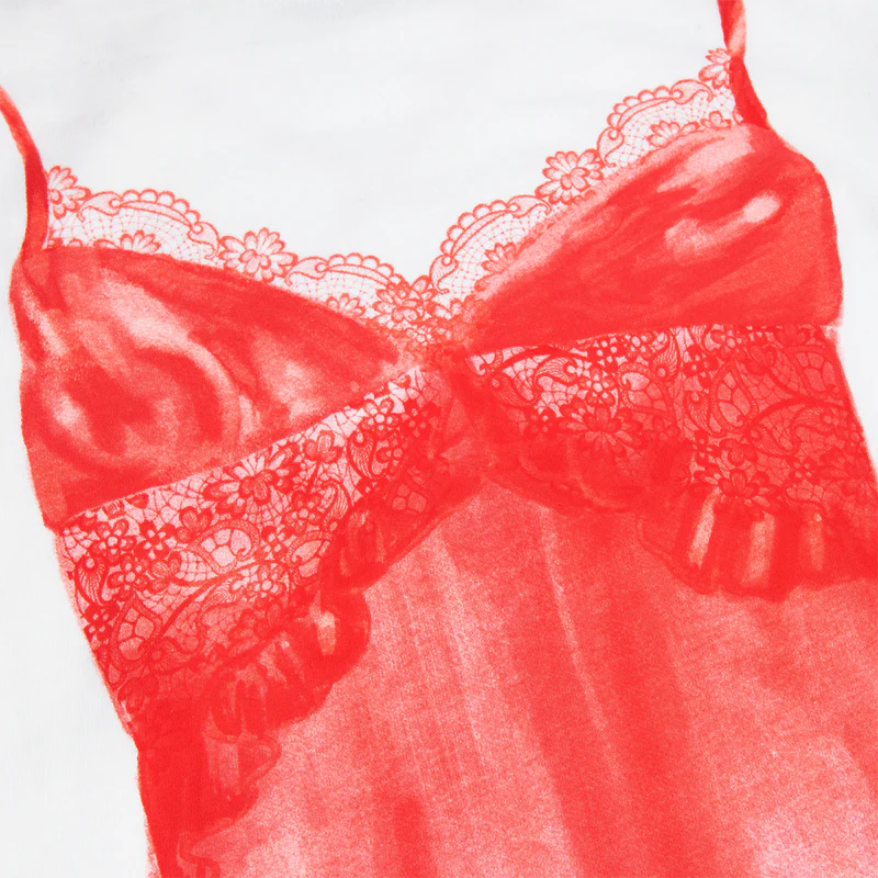 Red Lingerie Tee Sabrina Carpenter Official Store