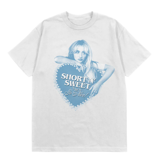 Short n' Sweet Tour Is So Nice Tee Sabrina Carpenter Official Store