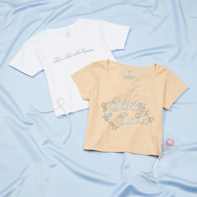 That's That Me Crop Tee Sabrina Carpenter Official Store