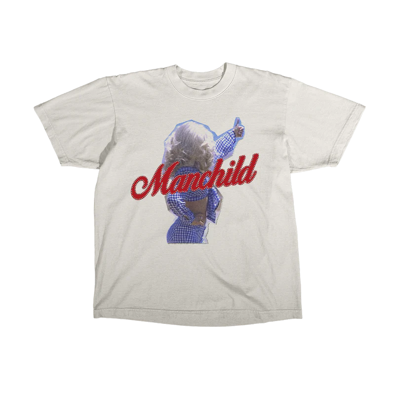 Manchild Rhinestone T-Shirt Sabrina Carpenter Official Store