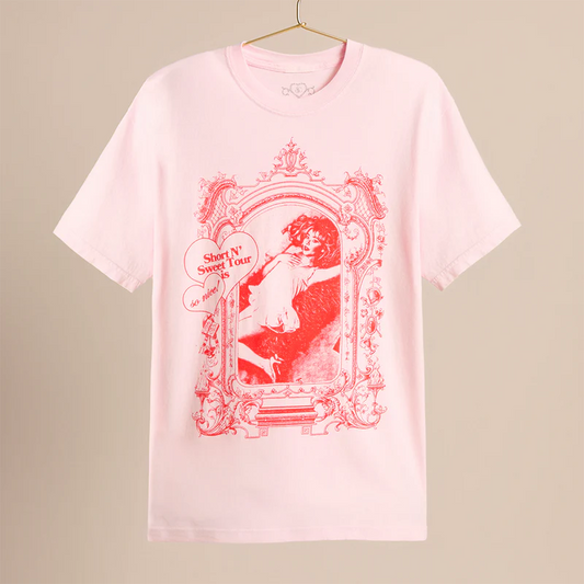 Short n' Sweet Tour Makes You Wanna Fall In Love Tee Sabrina Carpenter Official Store