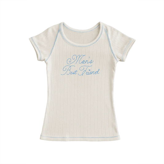 Man's Best Friend Fitted T-Shirt Sabrina Carpenter Official Store