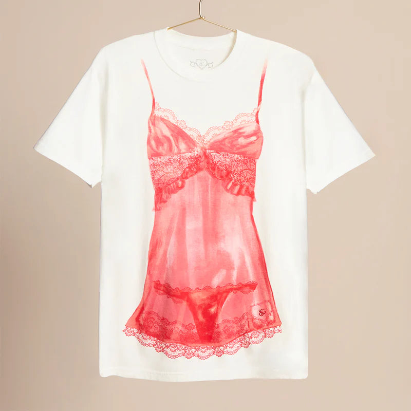 Red Lingerie Tee Sabrina Carpenter Official Store
