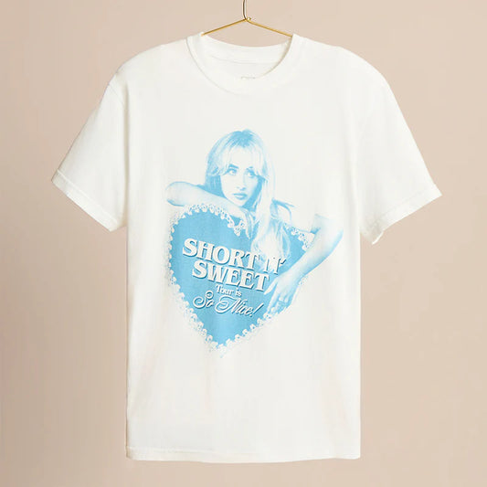 Short n' Sweet Tour Is So Nice Tee Sabrina Carpenter Official Store